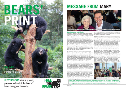 Bears' Print Newsletter Nov 2022