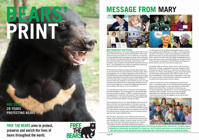 Bears' Print November 2023