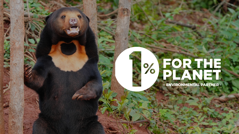 Free the Bears joins 1% for the Planet to protect threatened bears and wild ecosystems